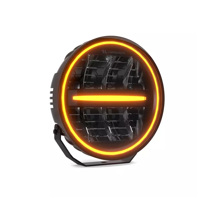 Verstraler - Luminalights - Ninja 9 - 9" - 22.9cm - Smoke - Positielicht Wit/Amber Verstraler - Luminalights - Ninja 9 - 9" - 22.9cm - Smoke - Positielicht Wit/Amber