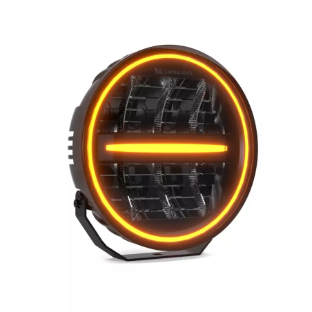 Verstraler - Luminalights - Ninja 9 - 9" - 22.9cm - Smoke - Positielicht Wit/Amber
