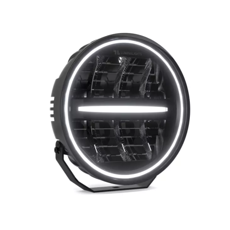 Verstraler - Luminalights - Ninja 9 - 9" - 22.9cm - Smoke - Positielicht Wit/Amber