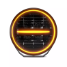 Verstraler - Luminalights - Ninja 9 - 9" - 22.9cm - Smoke - Positielicht Wit/Amber