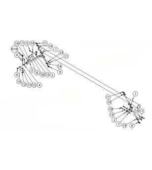 Seitenschutzbügel - Metec - Brace-it Modellspezifischer Montagesatz - Kit - 85470370
