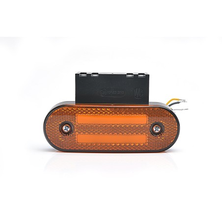 Markeringslicht - WAS - W175 - 4.5" - 11.5cm - LED - Knipperlicht - Amber - 12V-24V