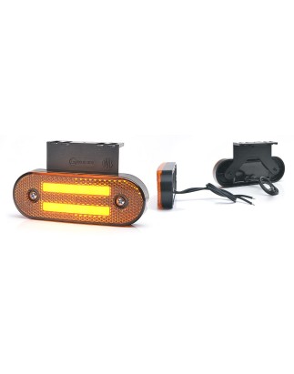 Markeringslicht - WAS - W175 - 4.5" - 11.5cm - Amber - 12V-24V