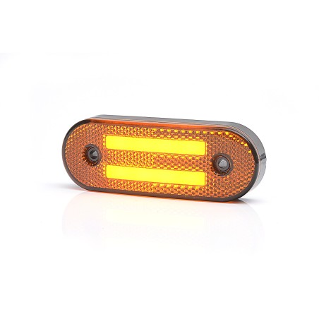 Markeringslicht - WAS - W175 - 4.5" - 11.5cm - Amber - 12V-24V