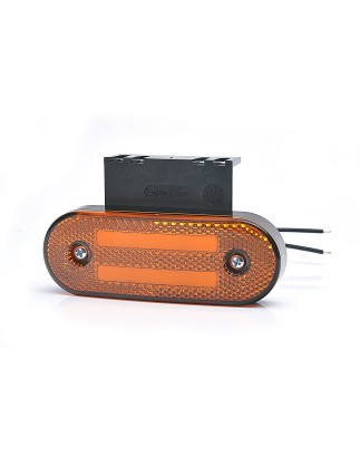 Markeringslicht - WAS - W175 - 4.5" - 11.5cm - Amber - 12V-24V