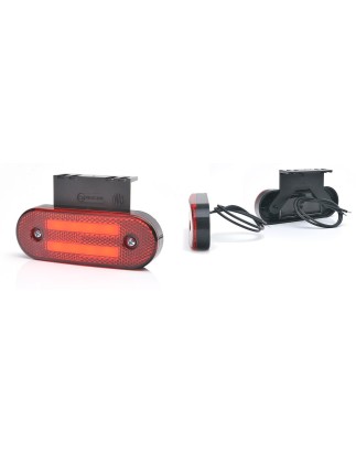 Markeringslicht - WAS - W175 - 4.5" - 11.5cm - Rood - 12V-24V