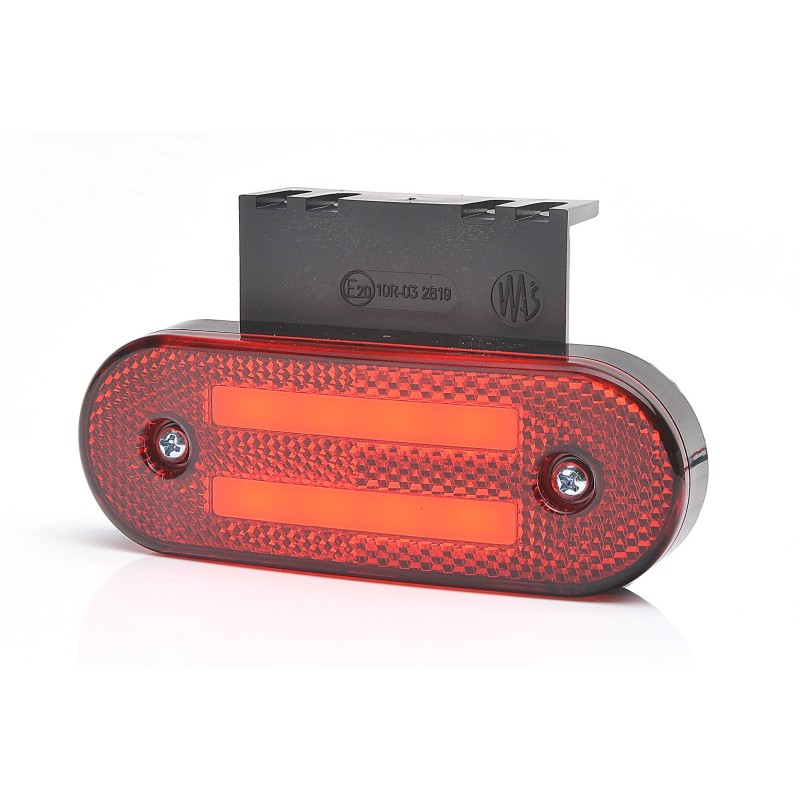 Markeringslicht - WAS - W175 - 4.5" - 11.5cm - Rood - 12V-24V Markeringslicht - WAS - W175 - 4.5" - 11.5cm - Rood - 12V-24V