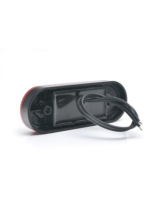 Markeringslicht - WAS - W175 - 4.5" - 11.5cm - Rood - 12V-24V