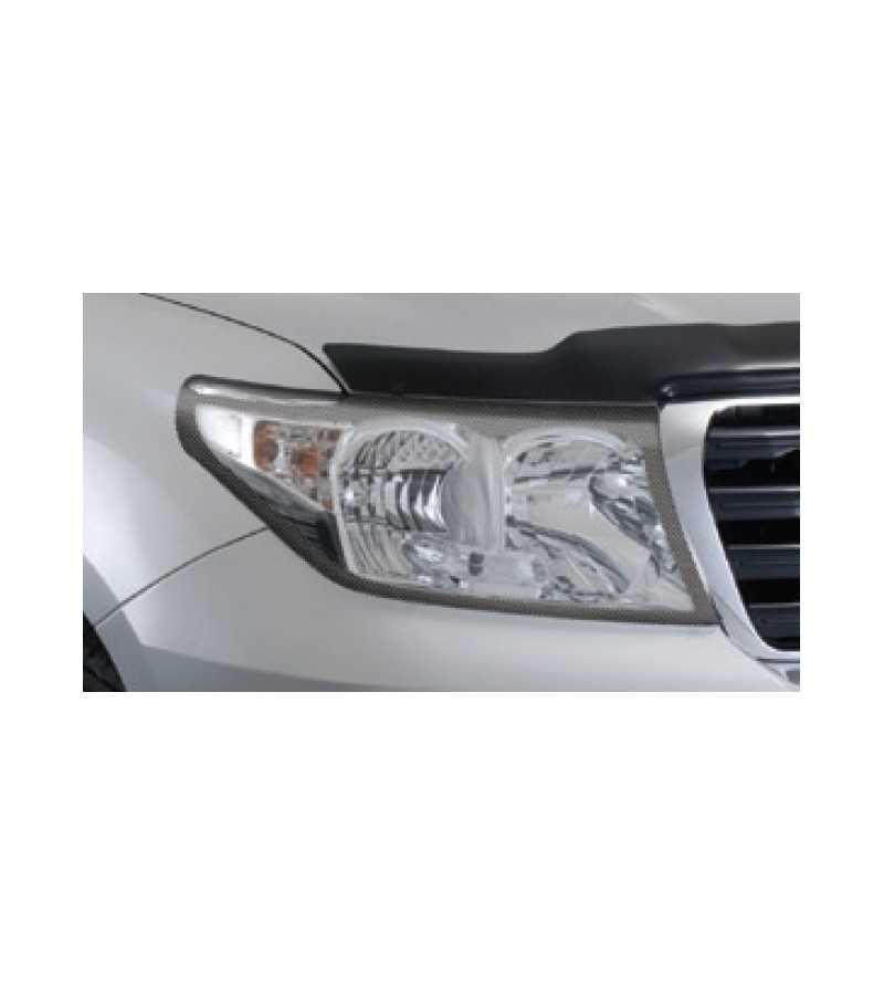 Landcruiser 200 08- Headlamp Protectors carbon look -  - Lights and Styling