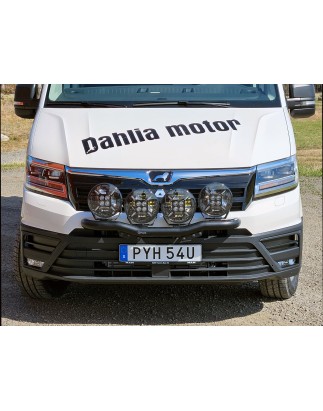 Lampenbeugel - QPAX - Q-light - Voor 4 Lampen - Zwart - Volkswagen - Crafter - 2017+