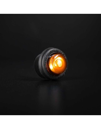 Markeringslicht - Strands - Freedom Black Raven - 1.1" - 2.9cm - Smoke - Amber - 12V-30V