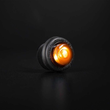 Markeringslicht - Strands - Freedom Black Raven - 1.1" - 2.9cm - Smoke - Amber - 12V-30V
