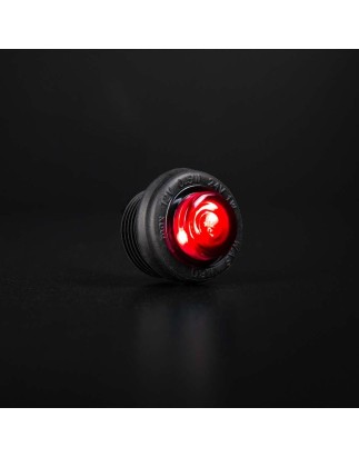 Marker Light - Strands - Freedom Black Raven - 1.1" - 2.9cm - Smoke - Red - 12V-30V