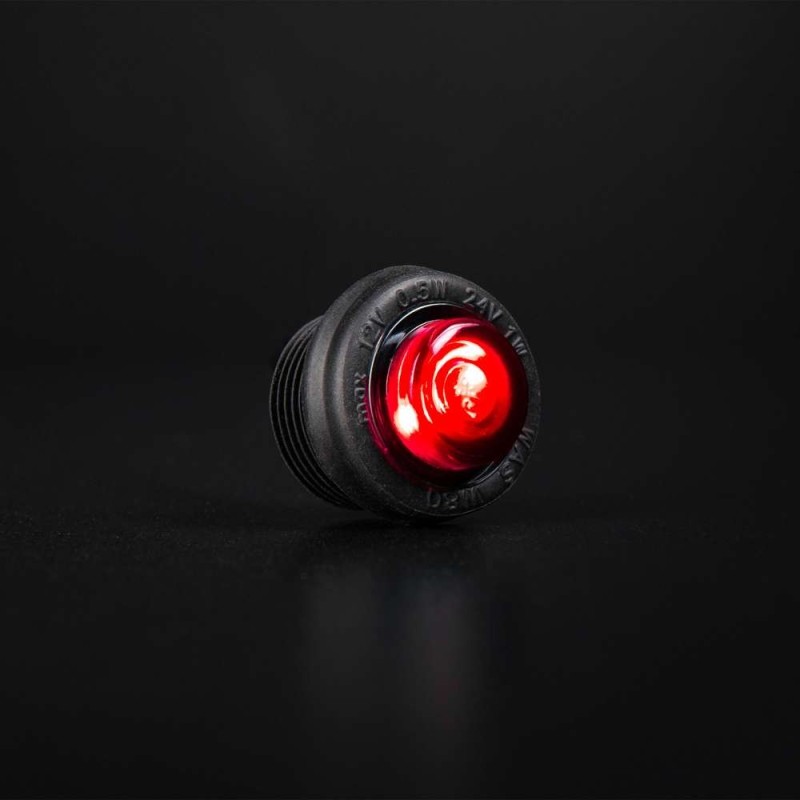 Markeringslicht - Strands - Freedom Black Raven - 1.1" - 2.9cm - Smoke - Rood - 12V-30V Markeringslicht - Strands - Freedom Black Raven - 1.1" - 2.9cm - Smoke - Rood - 12V-30V