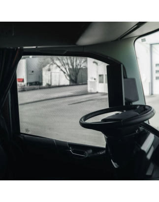 Curtains - Viklight - Insect screen - Magnetic - Black - Set - Volvo - FH - 2013+