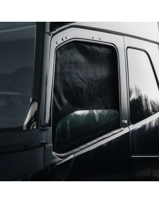 Curtains - Viklight - Insect screen - Magnetic - Black - Set - Volvo - FH - 2013+
