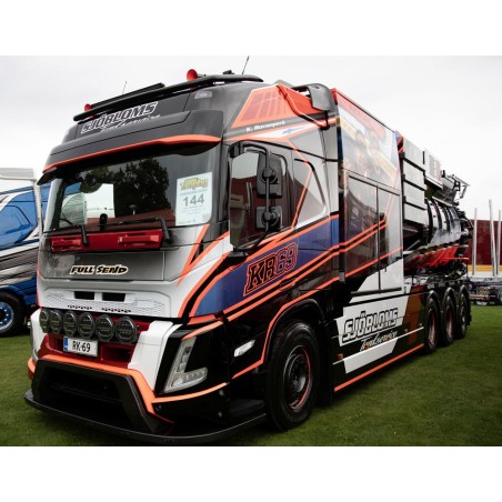 Sun visor - TruckStyle Sweden - Height 31.5cm - Volvo - FH/FM/FMX - 4/5/Aero - Globetrotter/Globetrotter XL - 2013+