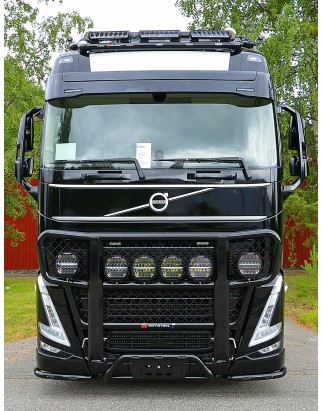 Solskydd - TruckStyle Sweden - Höjd 31.5cm - Volvo - FH/FM/FMX - 4/5/Aero - Globetrotter/Globetrotter XL - 2013+