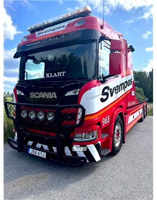Sun visor - TruckStyle Sweden - SV 35 Lazer - Height 35cm - Scania - G/L/P/R/S - 2016+