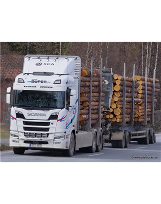 Solskydd - TruckStyle Sweden - Flat Lazer - Höjd 30cm - Scania - G/L/P/R/S - 2016+
