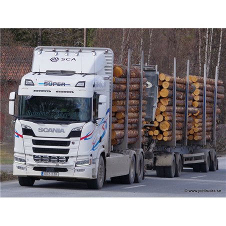 Solskydd - TruckStyle Sweden - Flat Lazer - Höjd 30cm - Scania - G/L/P/R/S - 2016+