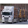 Sun visor - TruckStyle Sweden - Flat Lazer - Height 30cm - Scania - G/L/P/R/S - 2016+