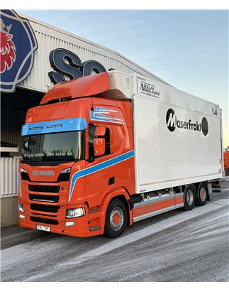 Sun visor - TruckStyle Sweden - Flat Lazer - Height 30cm - Scania - G/L/P/R/S - 2016+