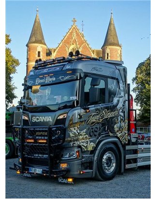 Sun visor - TruckStyle Sweden - Bow - Height 35cm - Scania - G/L/P/R/S - 2016+