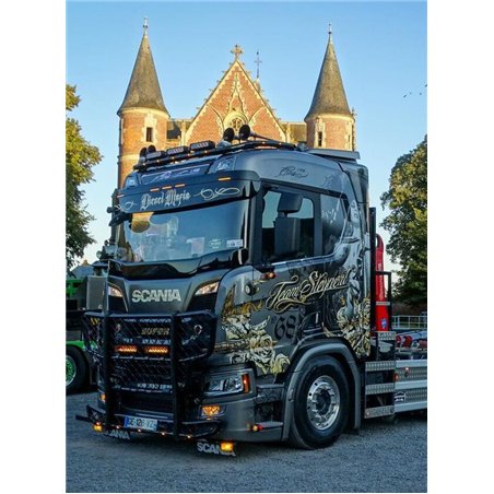 Solskydd - TruckStyle Sweden - Bow - Höjd 35cm - Scania - G/L/P/R/S - 2016+