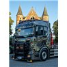 Sun visor - TruckStyle Sweden - Bow - Height 35cm - Scania - G/L/P/R/S - 2016+