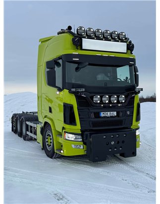 Solskydd - TruckStyle Sweden - Bow - Höjd 35cm - Scania - G/L/P/R/S - 2016+