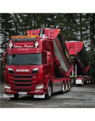Sonnenblende - TruckStyle Sweden - Bow - Höhe 35cm - Scania - G/L/P/R/S - 2016+