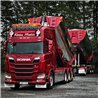 Solskydd - TruckStyle Sweden - Bow - Höjd 35cm - Scania - G/L/P/R/S - 2016+
