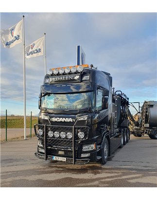 Sun visor - TruckStyle Sweden - Bow - Height 35cm - Scania - G/L/P/R/S - 2016+