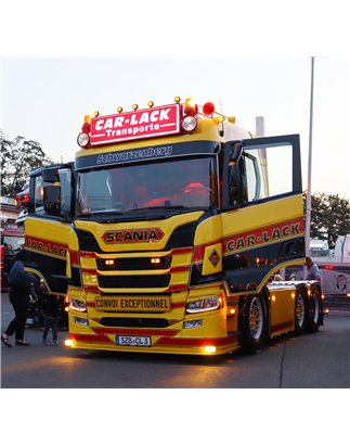 Sun visor - TruckStyle Sweden - Flat - Height 30cm - Scania - G/L/P/R/S - 2016+