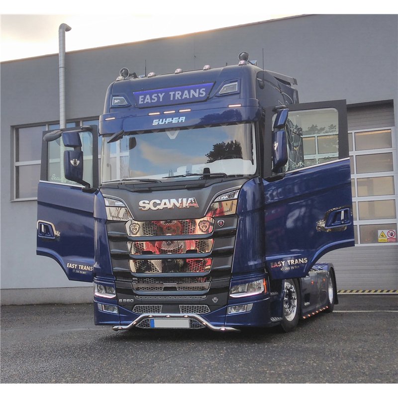 Sun visor - TruckStyle Sweden - Flat - Height 30cm - Scania - G/L/P/R/S - 2016+ Sun visor - TruckStyle Sweden - Flat - Height 30cm - Scania - G/L/P/R/S - 2016+