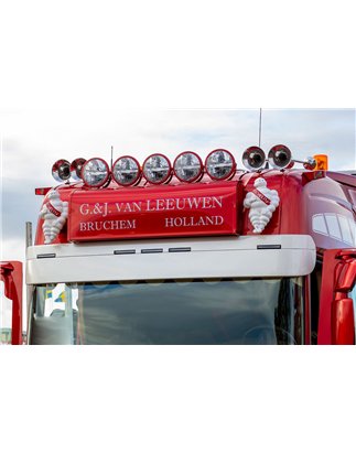 Sun visor - TruckStyle Sweden - Flat - Height 30cm - Scania - G/L/P/R/S - 2016+