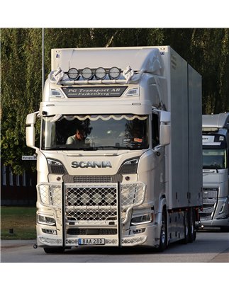 Solskydd - TruckStyle Sweden - Flat - Höjd 30cm - Scania - G/L/P/R/S - 2016+