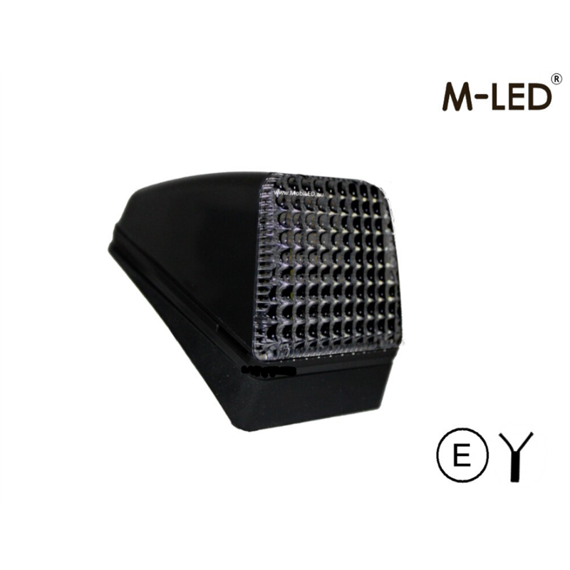 Taklampa - M-Led - Dual Color - 3.7" - 9.4cm - Volvo-Style - Klar - Vit/Bärnsten - 12V-30V Taklampa - M-Led - Dual Color - 3.7" - 9.4cm - Volvo-Style - Klar - Vit/Bärnsten - 12V-30V