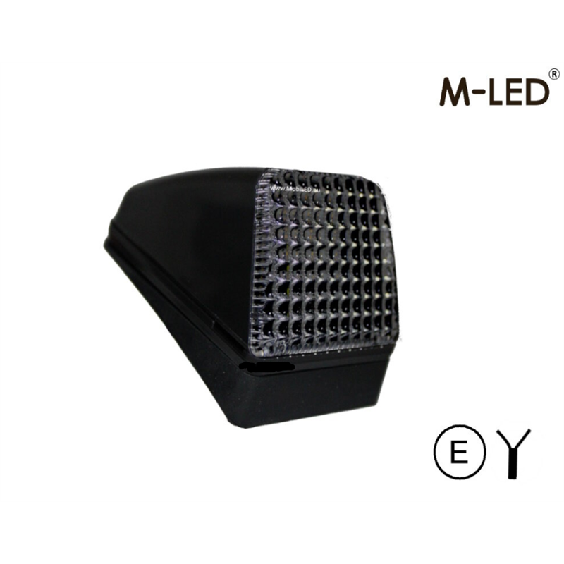 Toplamp - M-Led - Dual Color - 3.7" - 9.4cm - Volvo-Style - Smoke - Wit/Amber - 12V-30V Toplamp - M-Led - Dual Color - 3.7" - 9.4cm - Volvo-Style - Smoke - Wit/Amber - 12V-30V