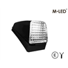 Taklampa - M-Led - Dual Color - 3.7" - 9.4cm - Volvo-Style - Smoke - Vit/Bärnsten - 12V-30V