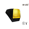 Taklampa - M-Led - Dual Color - 3.7" - 9.4cm - Volvo-Style - Klar - Vit/Gul - 12V-30V