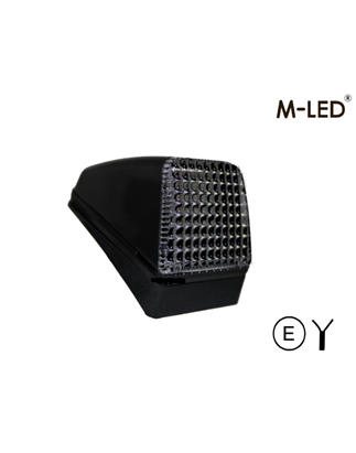 Taklampa - M-Led - Dual Color - 3.7" - 9.4cm - Volvo-Style - Klar - Vit/Gul - 12V-30V