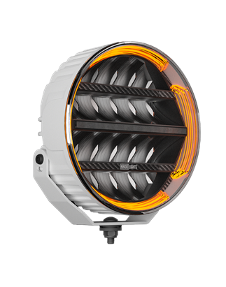 Verstraler - Briod - Olympus 2.0 - 9" - 22.8cm - Wit - Smoke - Positielicht Wit/Amber - 1 flitspatroon - Driving