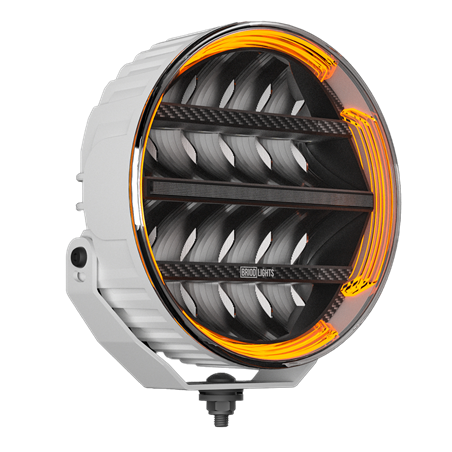 Driving light - Briod - Olympus 2.0 - 9" - 22.8cm - White - Smoke - Position light White/Amber - 1 flash pattern - Driving