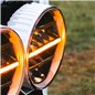 Driving light - Briod - Olympus 2.0 - 9" - 22.8cm - White - Smoke - Position light White/Amber - 1 flash pattern - Driving Driving light - Briod - Olympus 2.0 - 9" - 22.8cm - White - Smoke - Position light White/Amber - 1 flash pattern - Driving