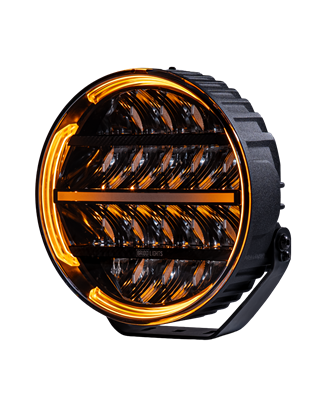 Driving light - Briod - Olympus 3.0 - 9" - 22.8cm - Smoke - Position light White/Amber - 1 flash pattern - Driving