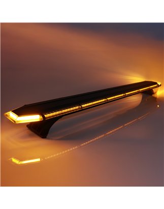 LED Warning lightbar - Briod - Streamline 48 - 48.1" - 122.2cm - Smoke - 14 flash patterns - Amber - R65-2 - 12V-24V