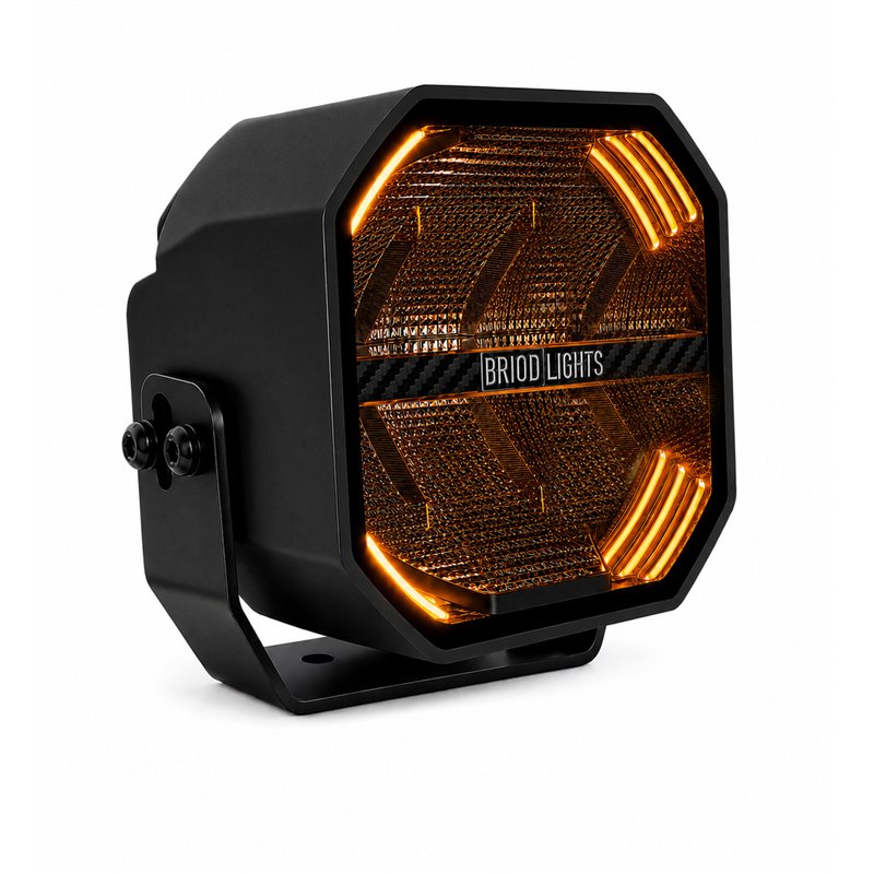 Work light - Briod - Olympus 3200 - 3.6" - 9.2cm - Smoke - Position light Red/Amber - Work / Scene Work light - Briod - Olympus 3200 - 3.6" - 9.2cm - Smoke - Position light Red/Amber - Work / Scene