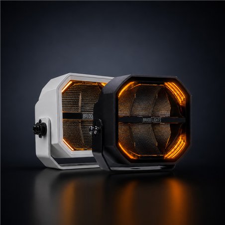 Work light - Briod - Olympus 5000 - 4.6" - 11.7cm - Smoke - Position light White/Amber - Work / Scene